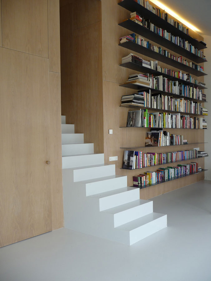 Ieder Waardig ijzer Stalen-boekenkast - Ana Rocha Architecture